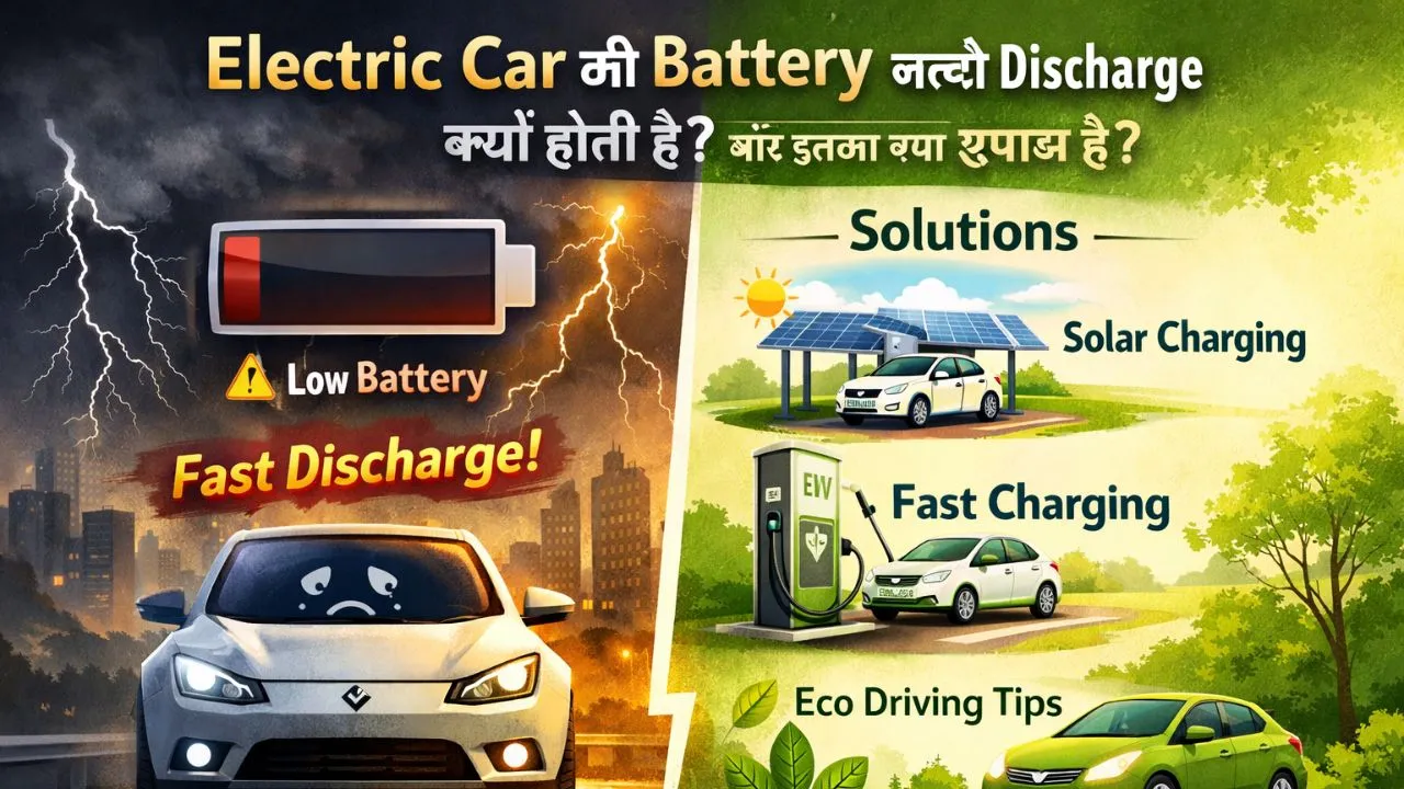 electric car ki battery discharge hone ka reason