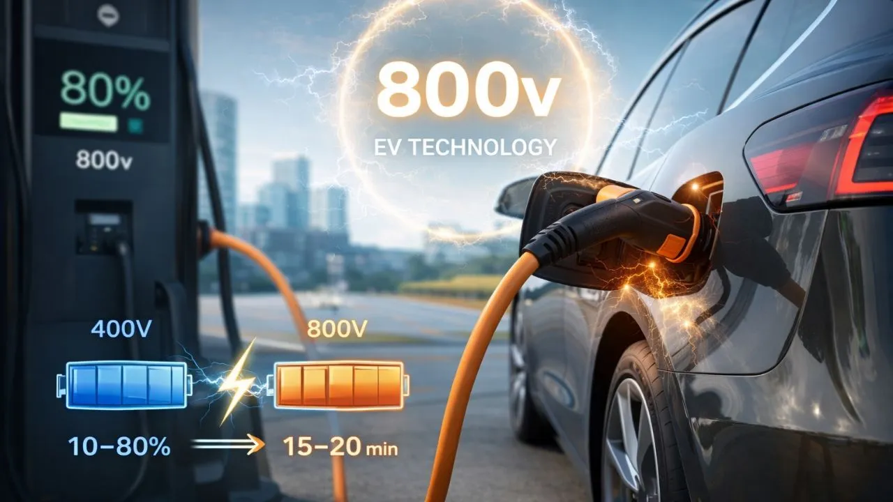 800 volt ev technology kya hai