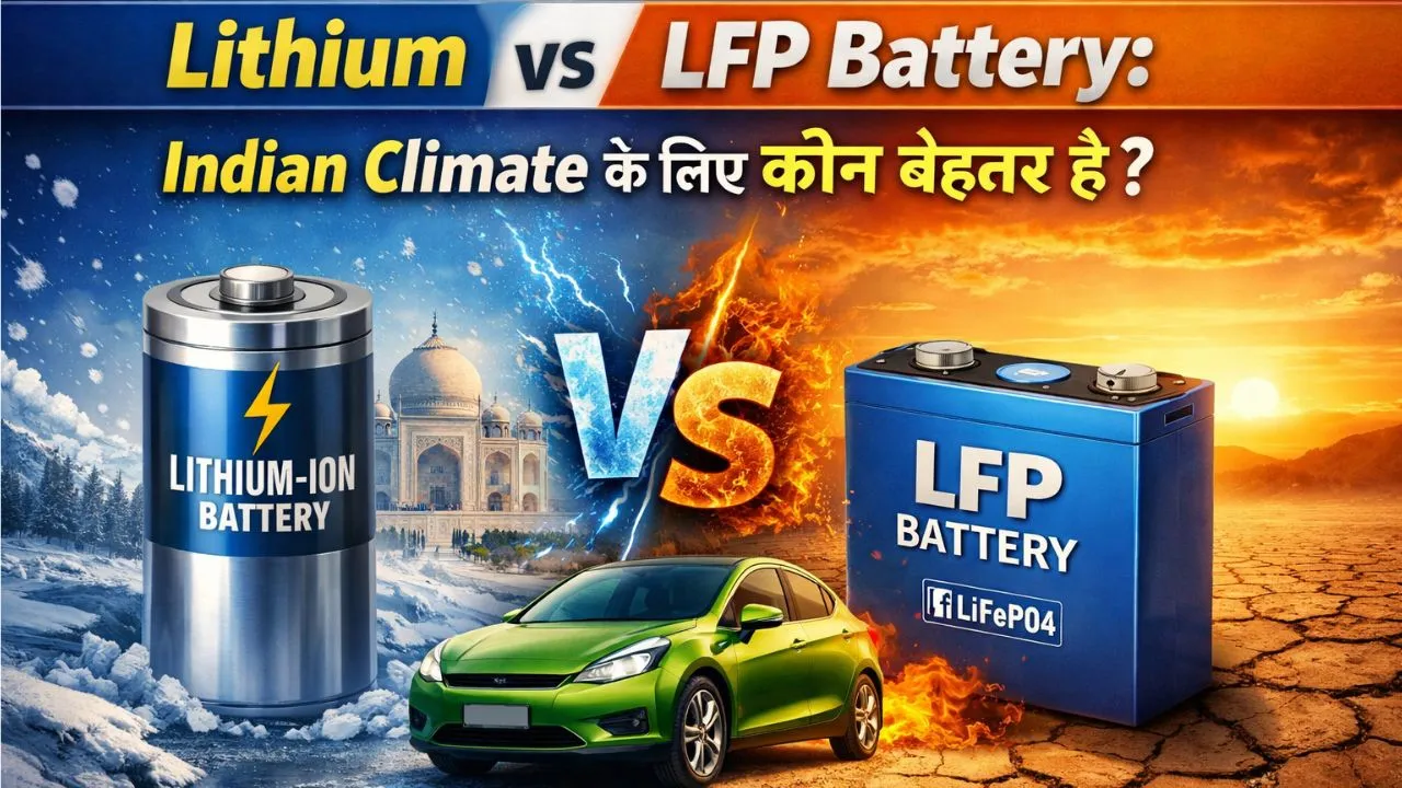 Lithium vs LFP Battery: Indian Climate के लिए कौन बेहतर है?