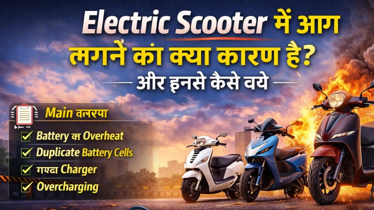 electyric scooter ko aag lagne se kaise bachaye