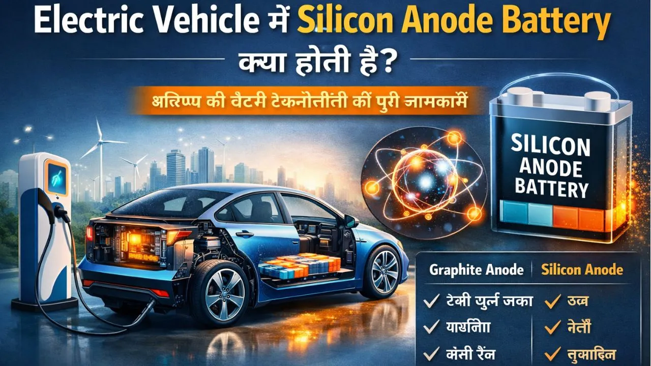 Electric Vehicle में Silicon Anode Battery kya hoti hai