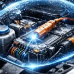 EV sensors protection from dust and moisture concept image