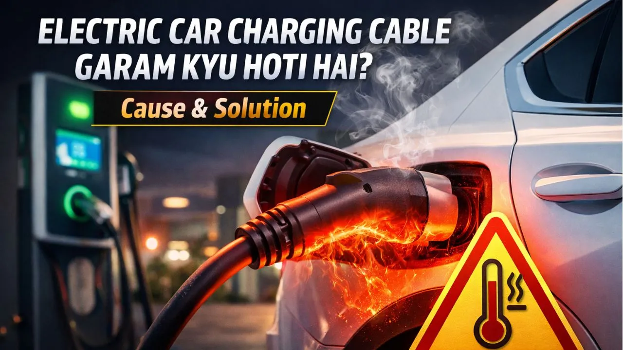 electric car ki charging cable garam kyu hoti hai