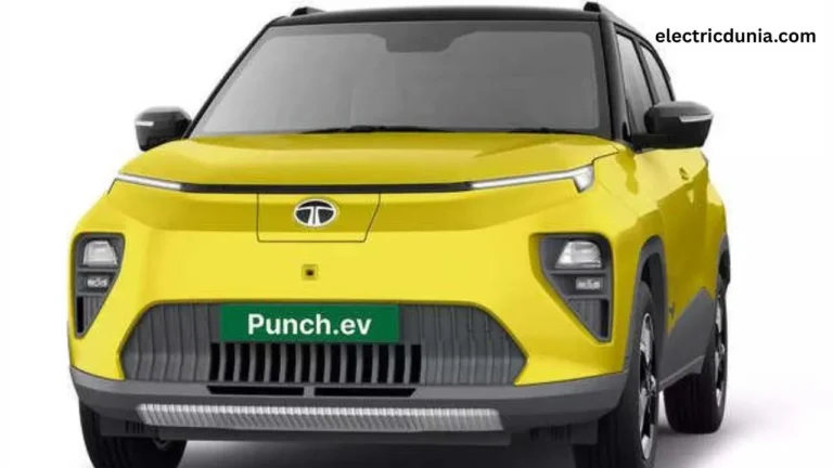 Tata Punch EV Facelift 2026 front design India