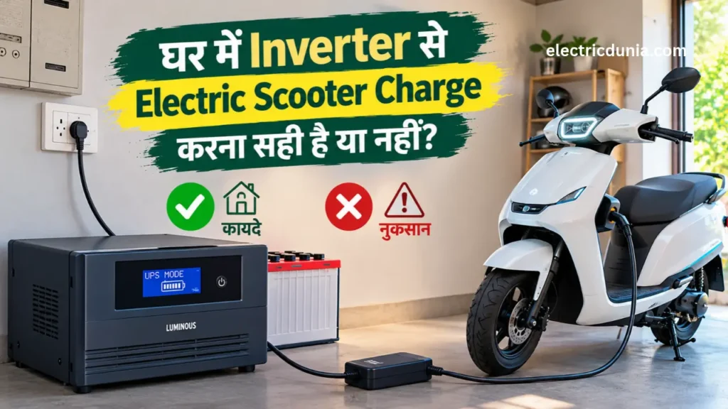 घर में Inverter से Electric Scooter Charge करना सही है या नहीं?